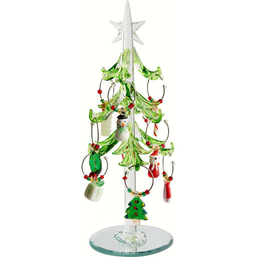 Tree - Green Leaf - with Wine Markers - 7.5 Inch - GB