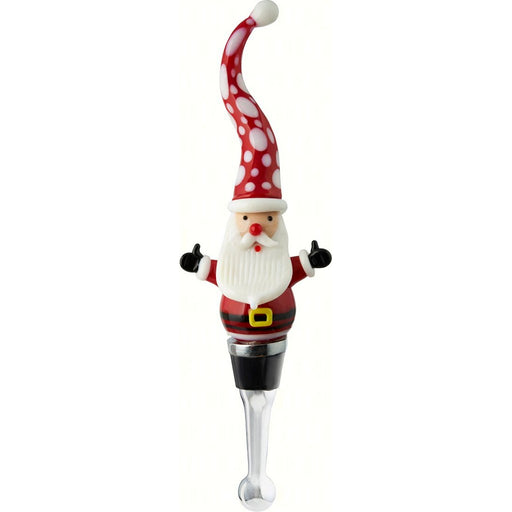 Bottle Stopper - Santa in Hat