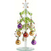 Tree - Green - 7.5 Inch - with 9 Pear Ornament Wine Charms - GB